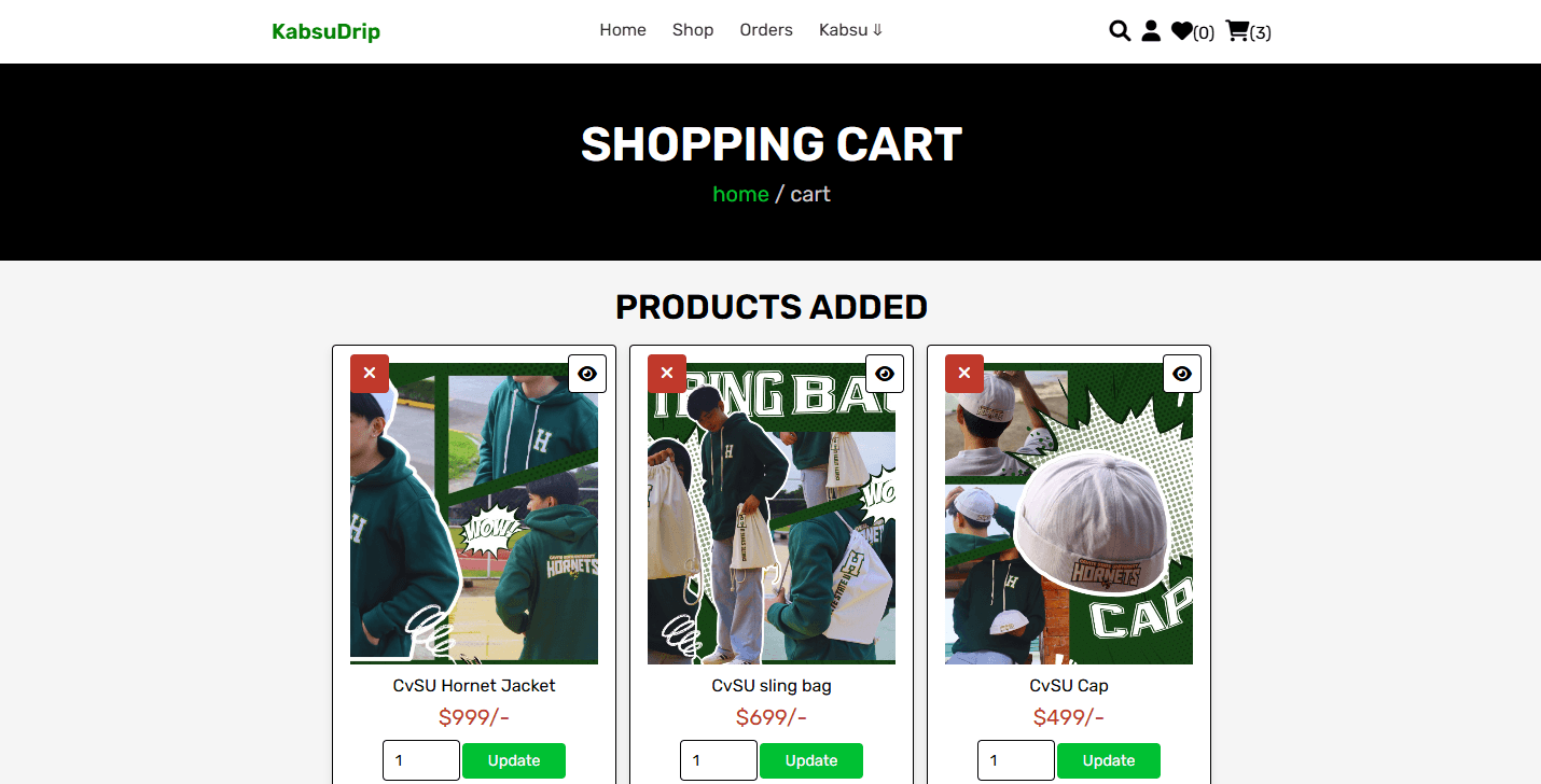 KabsuDrip: CvSU Merch Store Image 5