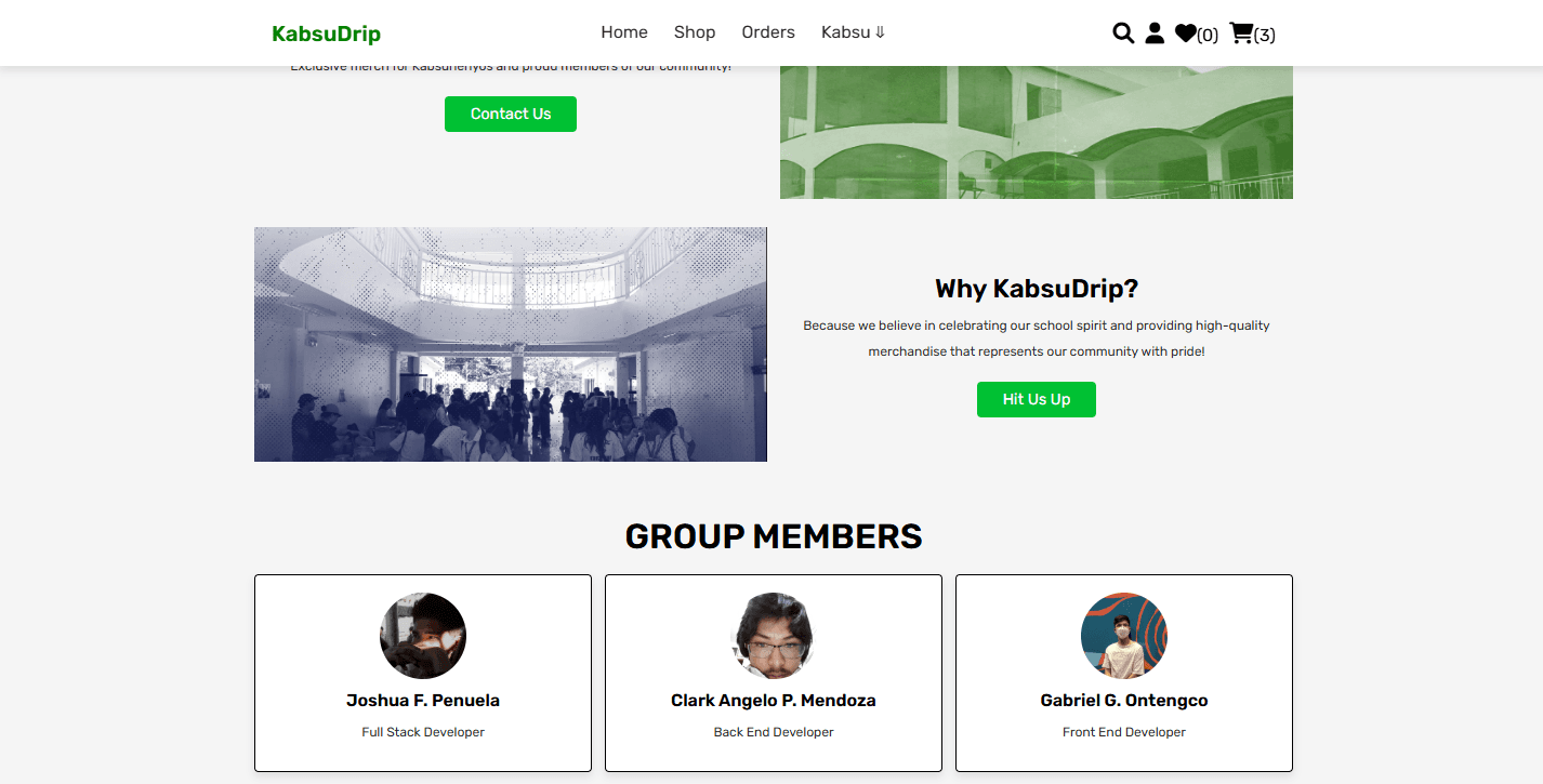 KabsuDrip: CvSU Merch Store Image 7